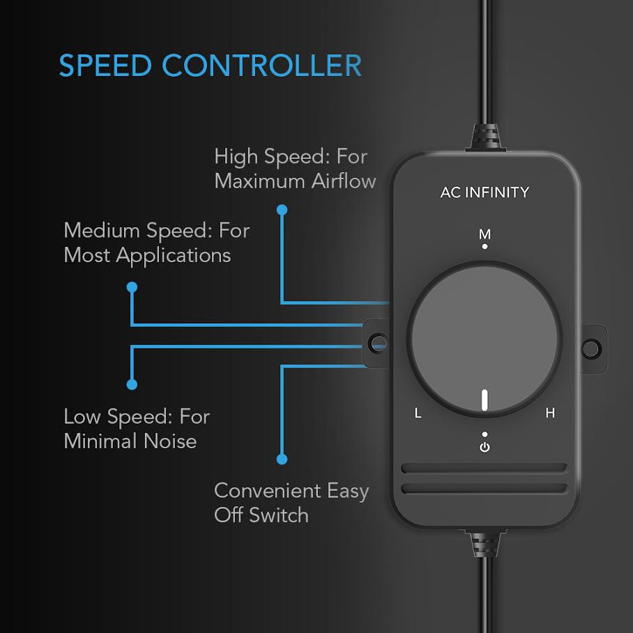 AC Infinity Fan Speed Controller for AC Axial Muffin Fans Single product image 3