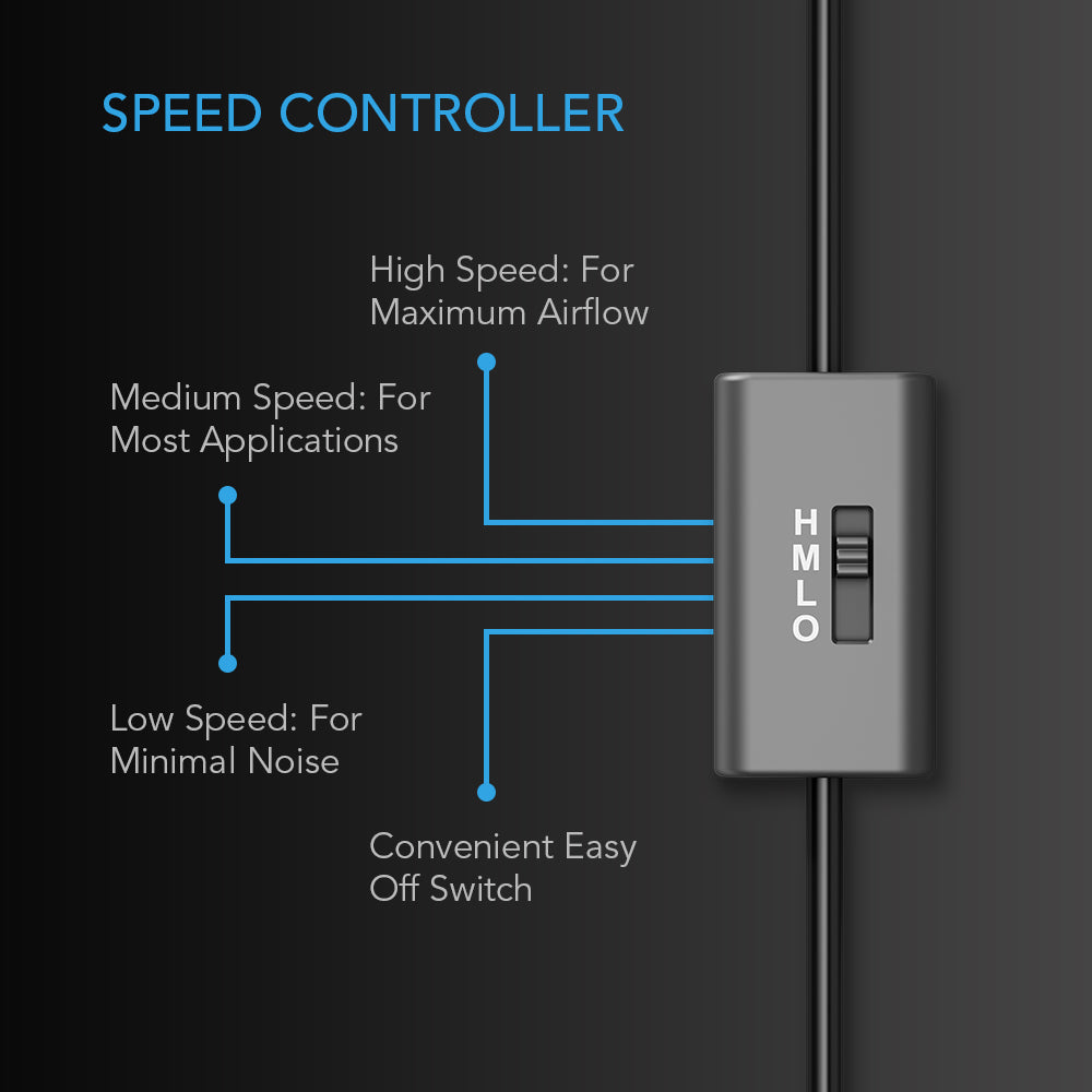 AC Infinity MULTIFAN S4 Quiet USB Cooling Fan 140mm product image 3