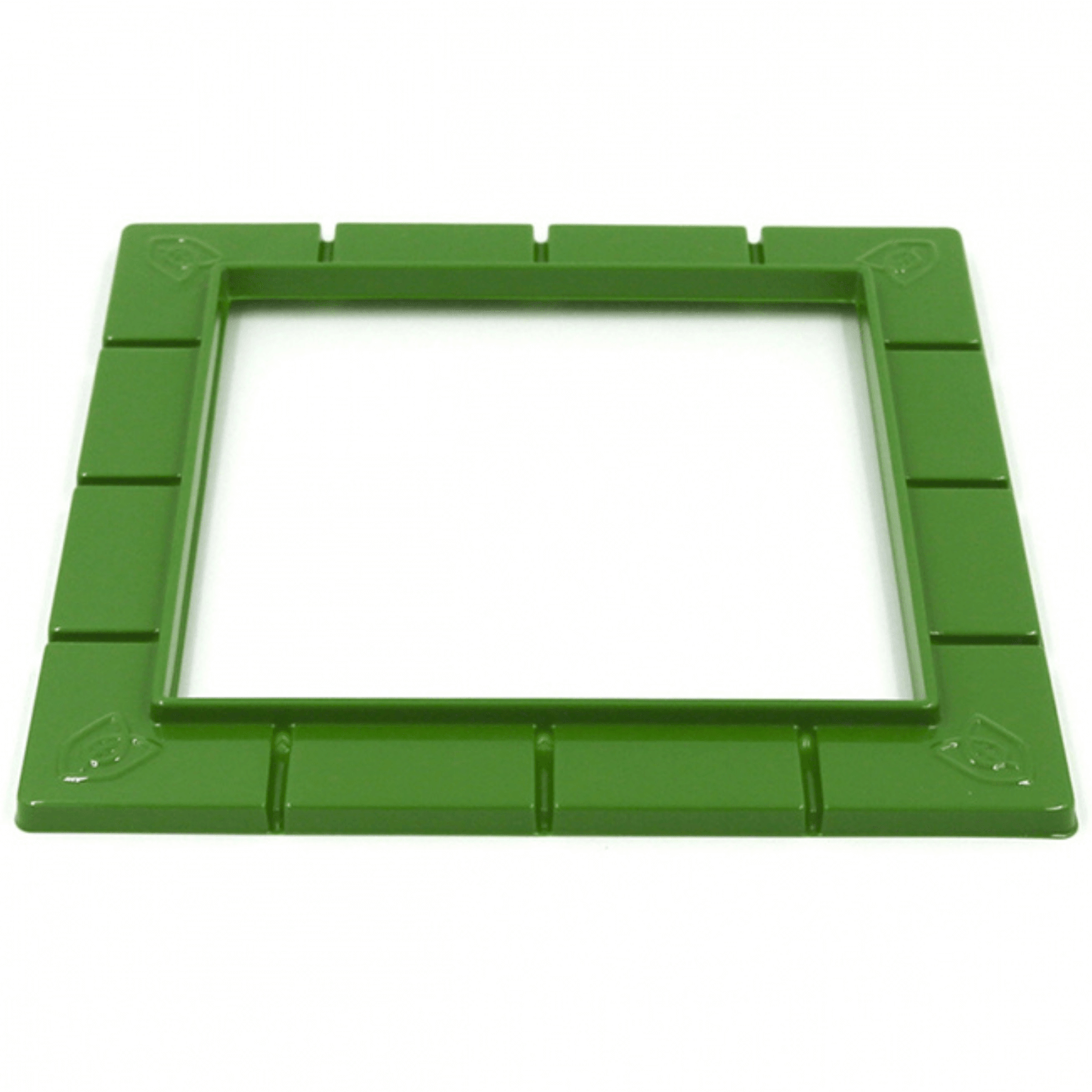 FloraFlex 6" to 8" Stacker, green square design, lightweight and durable for versatile applications, available at Grow Tents Depot.