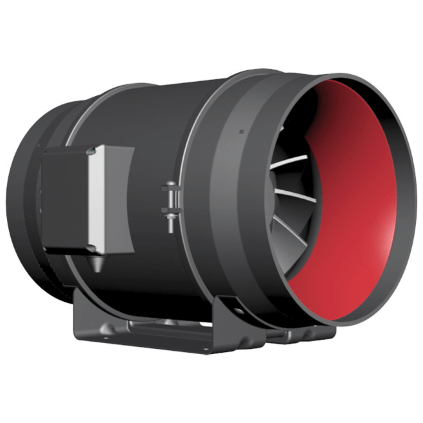 F5 Fans 10" Turbo EC Inline Duct Fan with 3-Phase Motor, 3000 RPM Max Speed, and 1065 CFM Airflow