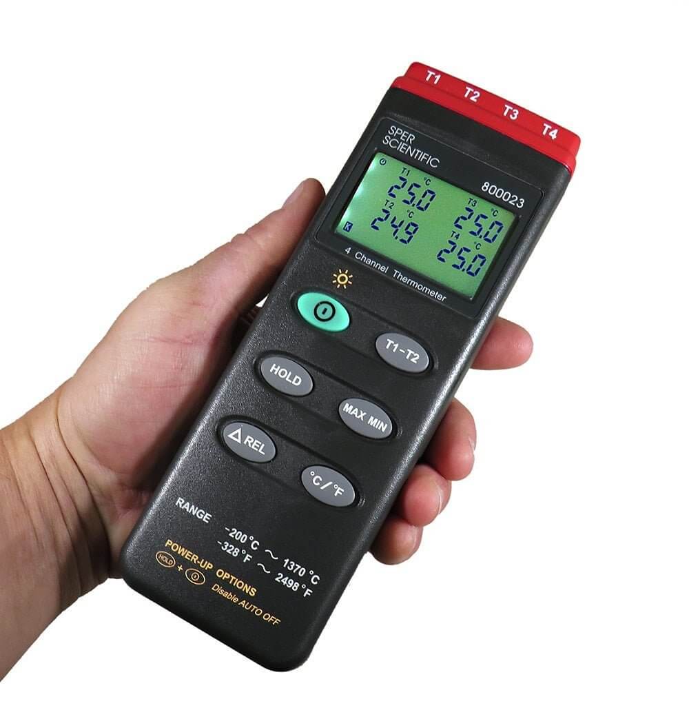 Sper Scientific Direct 4-Channel Thermometer