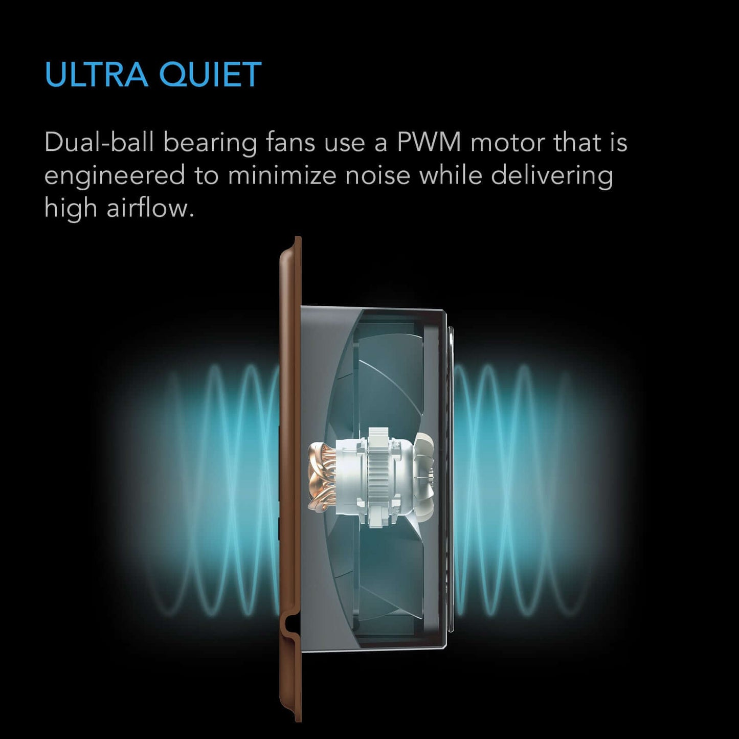 AC Infinity AIRTAP T6 Quiet Register Booster Fan System Bronze for 6" product image 4