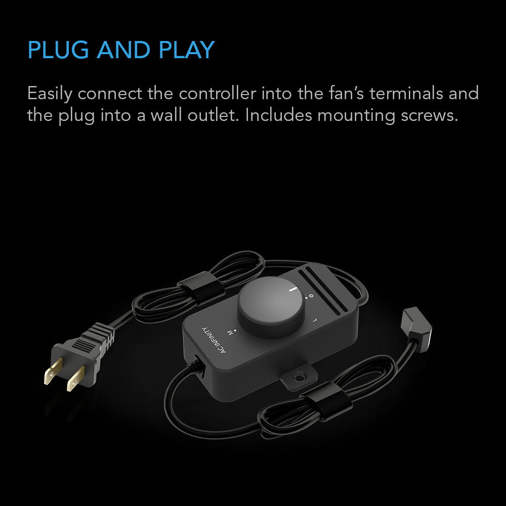 AC Infinity Fan Speed Controller for AC Axial Muffin Fans Single product image 4