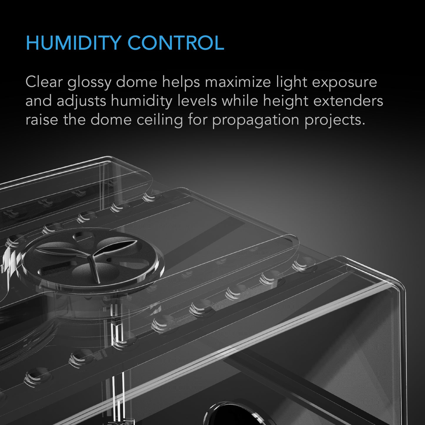 AC Infinity Humidity Dome Large Propagation Kit 6x12 Cell Tray product image 4