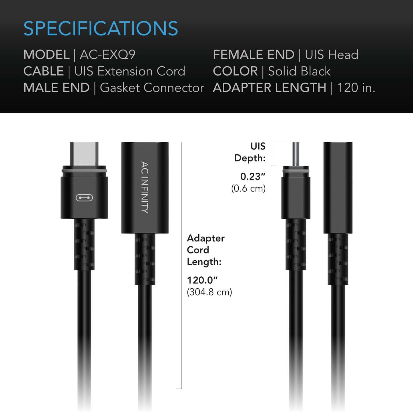 AC Infinity UIS Controller to Device Cable for Controller AI+ product image 5