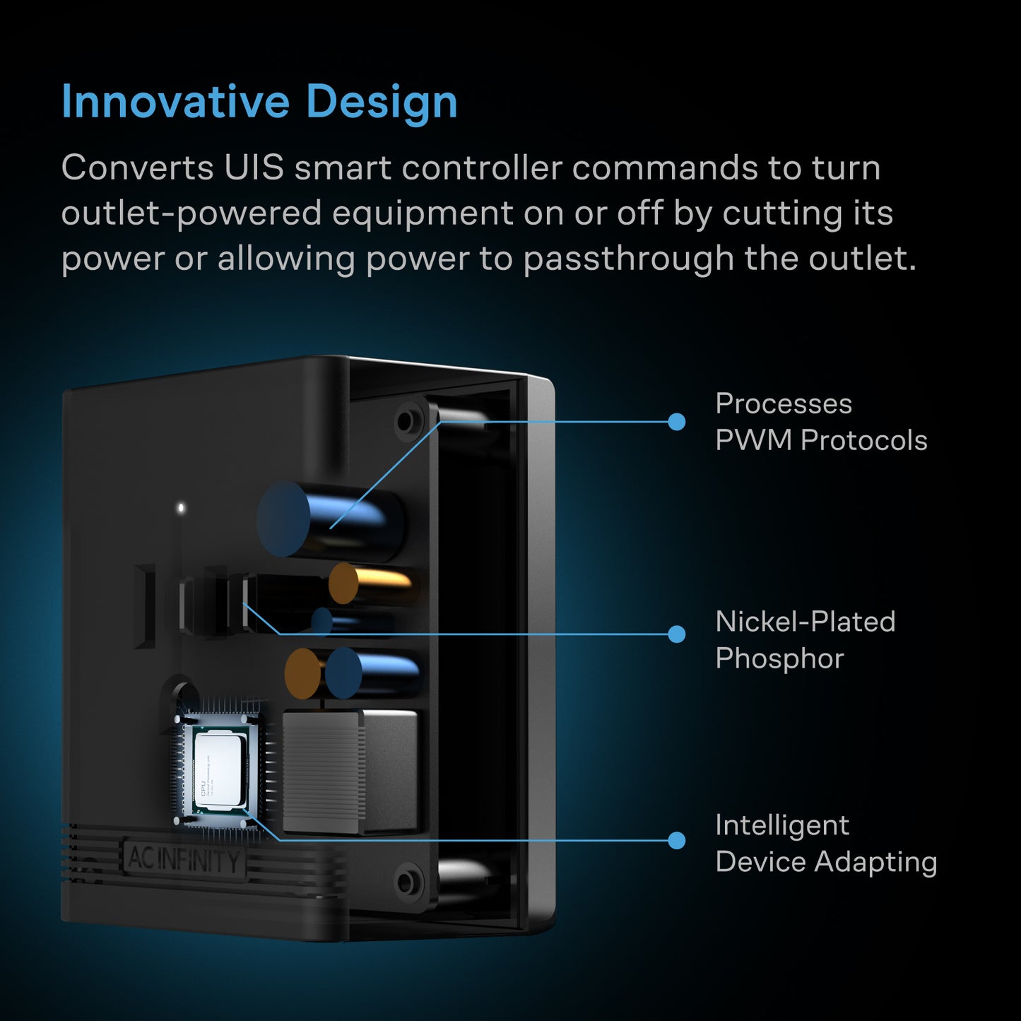 AC Infinity UIS Control Plug for Outlet-Powered Equipment product image 5