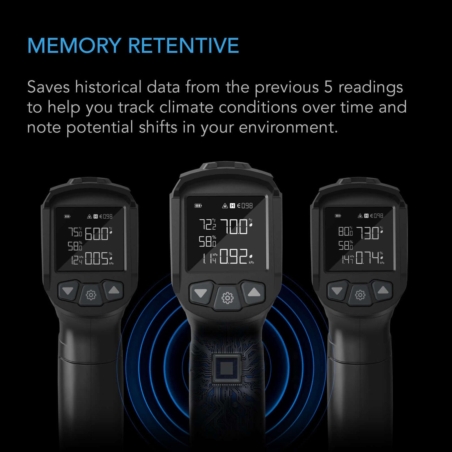 AC Infinity VPD Thermometer Handheld Environmental Monitor Captures product image 5
