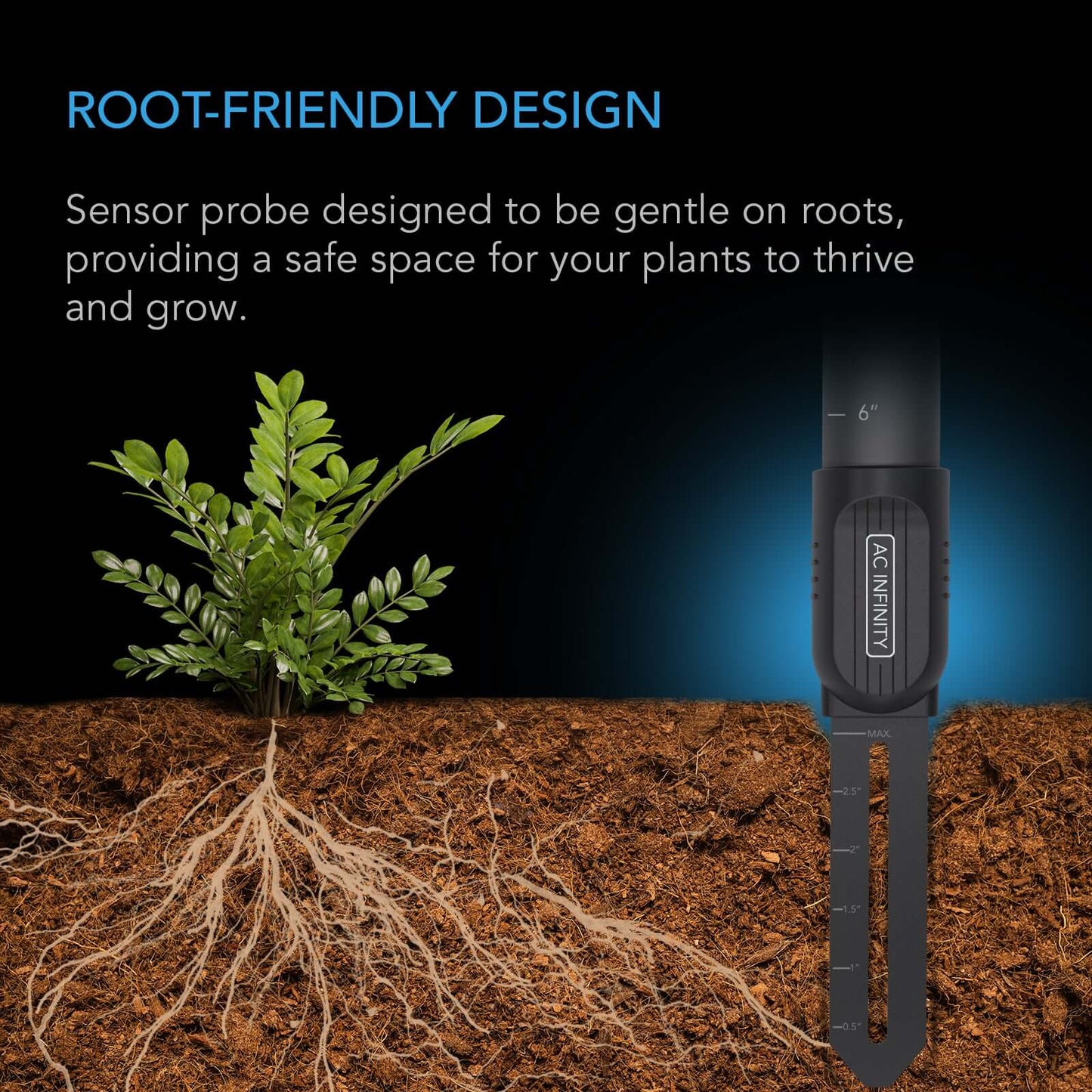 AC Infinity Soil Sensor Probe Exclusively for Controller AI+ Monitors product image 5