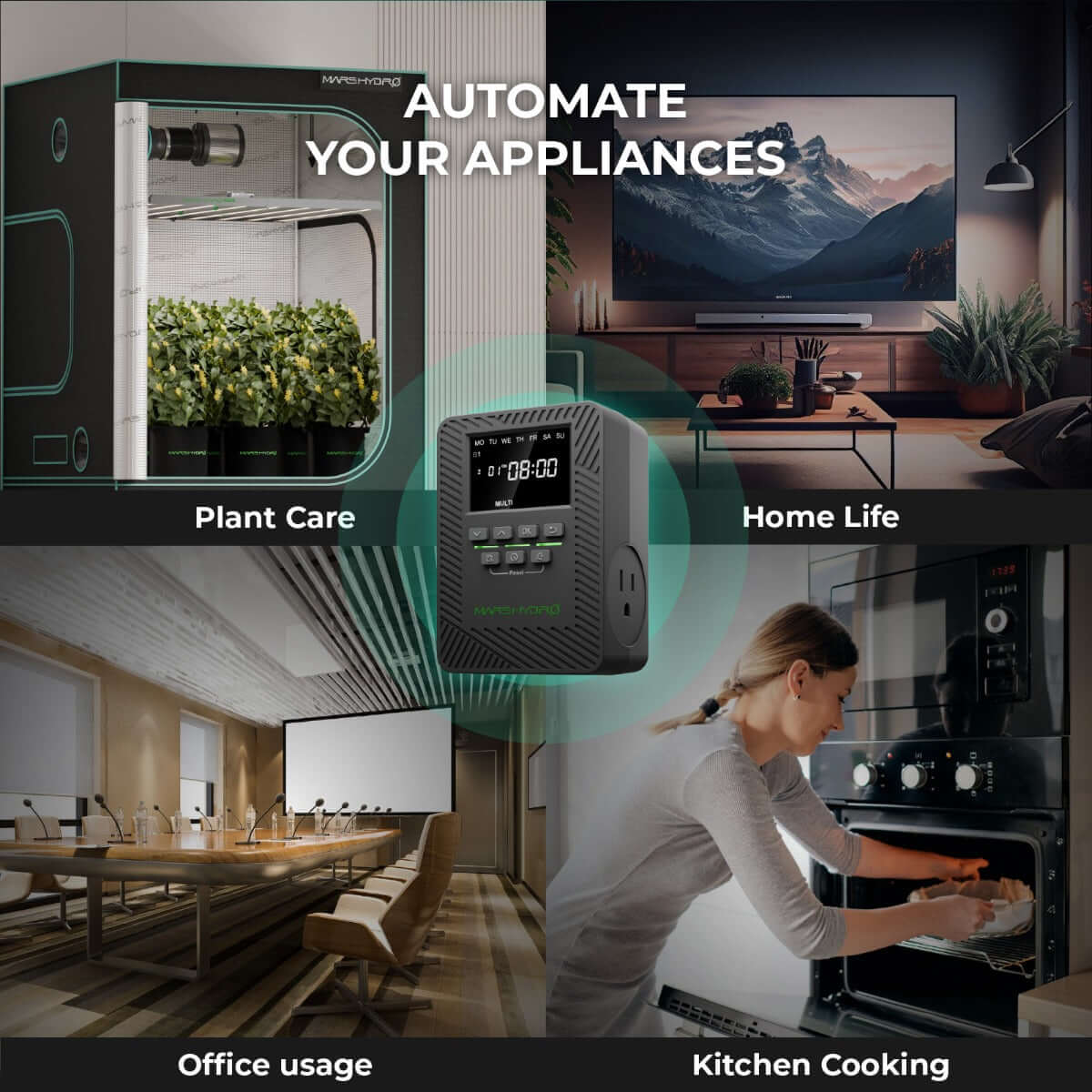 Mars Hydro iTime 2-in-1 Dual Outlet Smart Timer w/ App Control product image 6