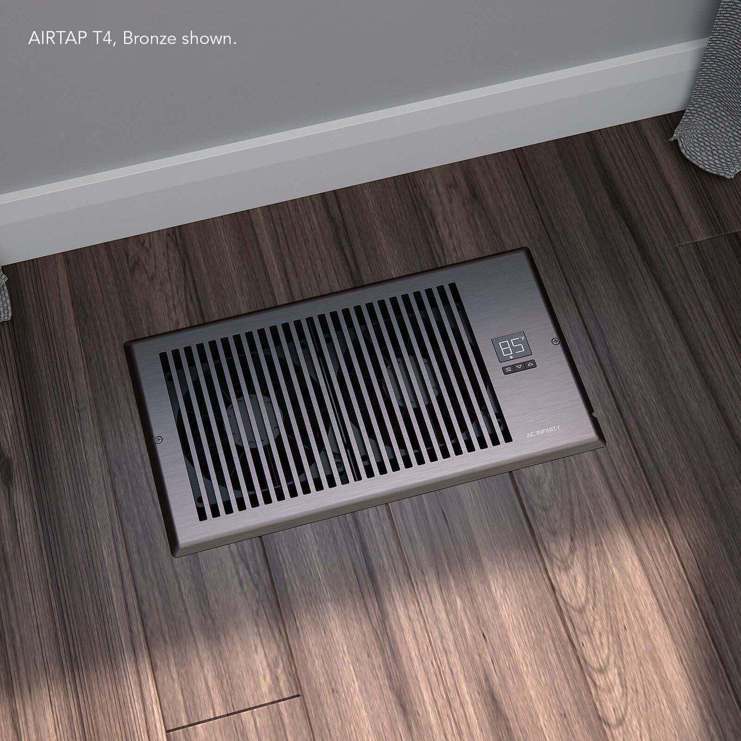 AC Infinity AIRTAP T6 Quiet Register Booster Fan System Bronze for 6" product image 6