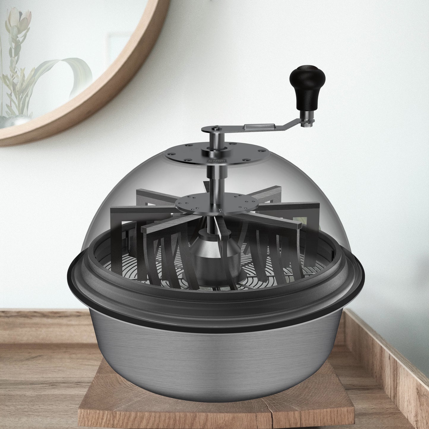 AC Infinity Bud Bowl Trimmer Twist Spin Cut w/ Clear Visibility Dome product image 7