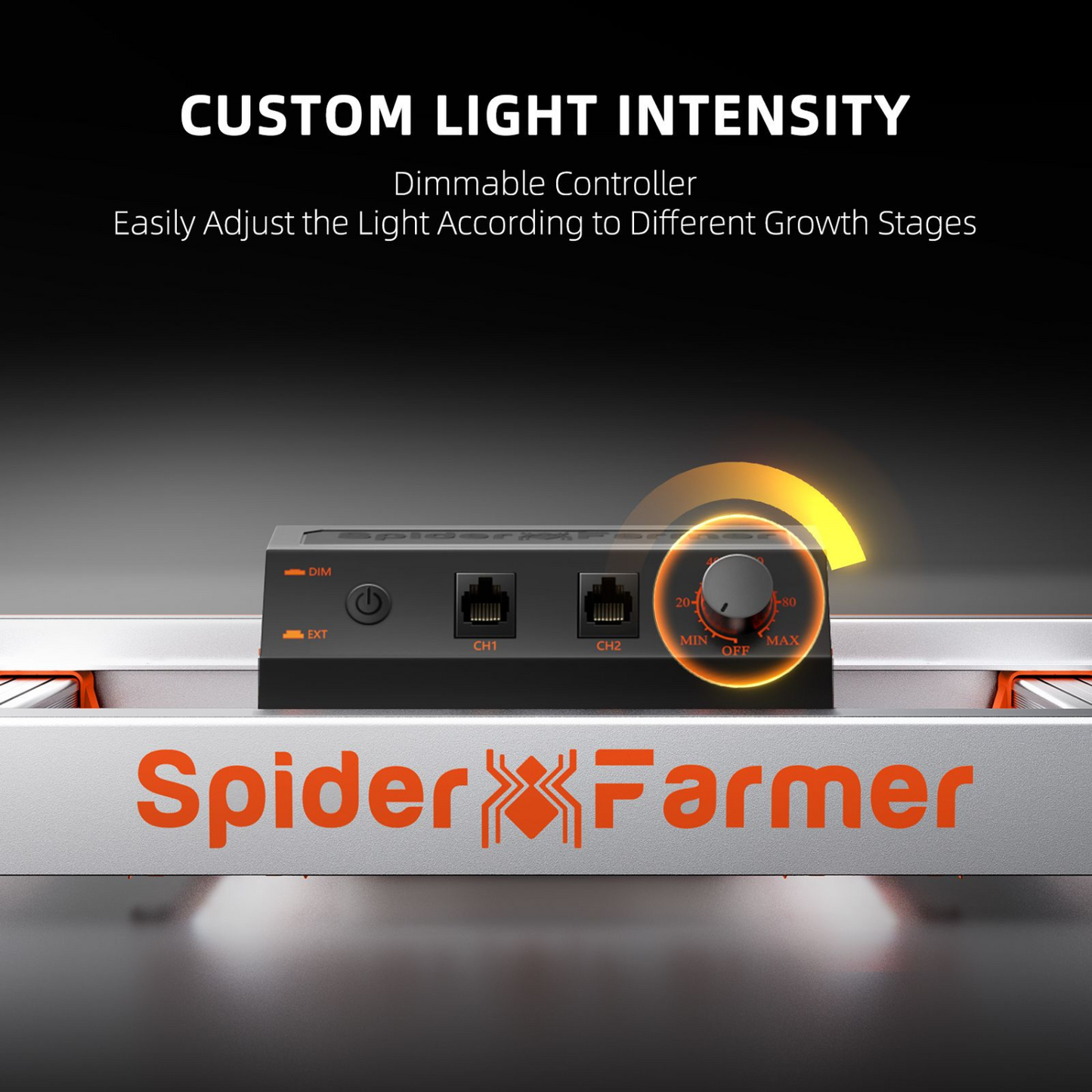 Spider Farmer G3000 300W Dimmable Full Spectrum LED Grow Light