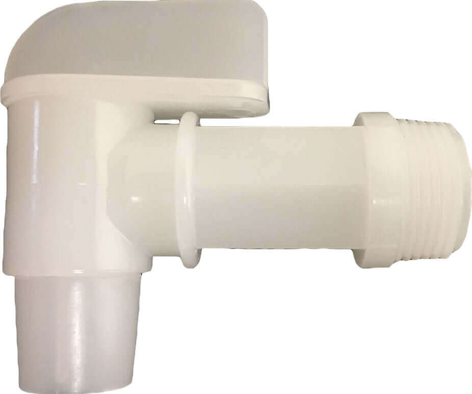 Active Aqua spigot for 6-gallon containers, designed for easy dispensing, lightweight and durable plastic construction.