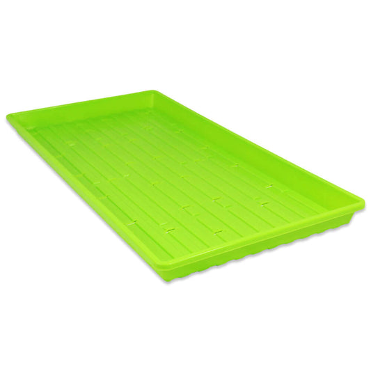 Active Grow 1020 Heavy Duty Microgreen Trays - Shallow With Holes - Green