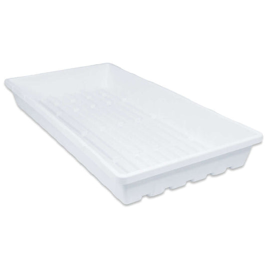 Active Grow 1020 Heavy Duty Trays - Deep No Holes - White