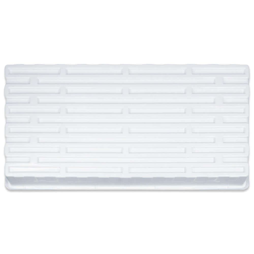 Active Grow 1020 Heavy Duty Trays - Deep No Holes - White