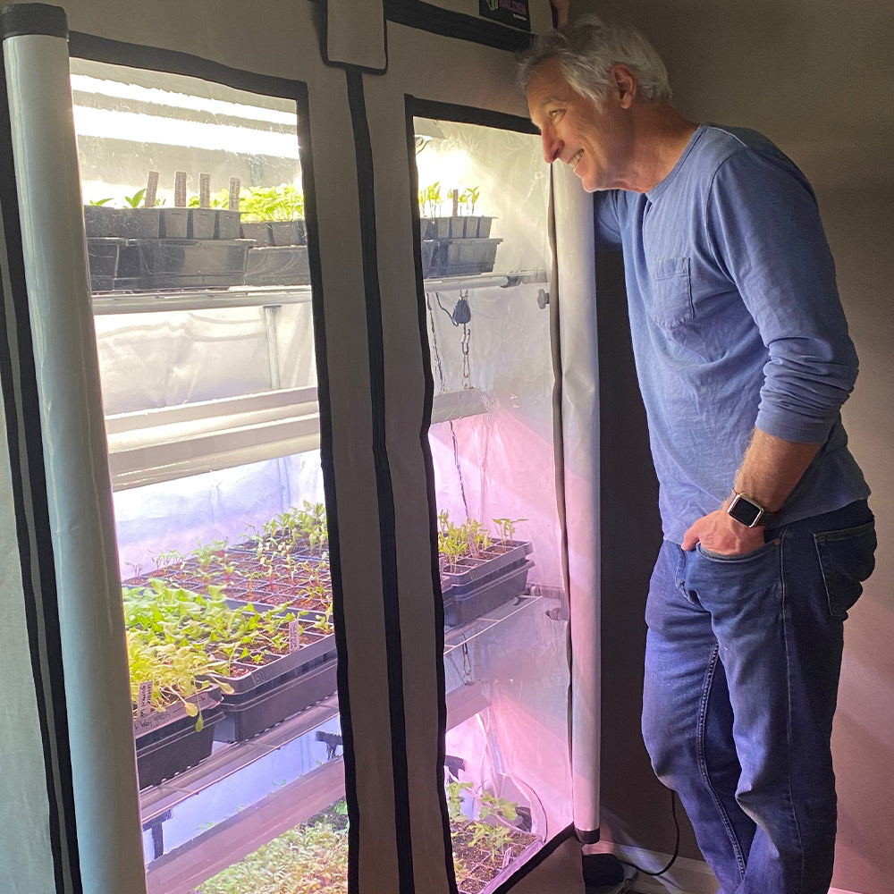 Active Grow House Plants 3-Tier Walden White LED Grow Tent Kit