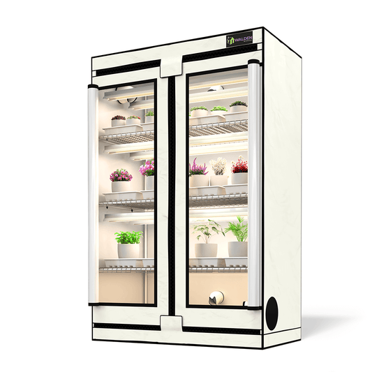 Active Grow House Plants 3-Tier Walden White LED Grow Tent Kit