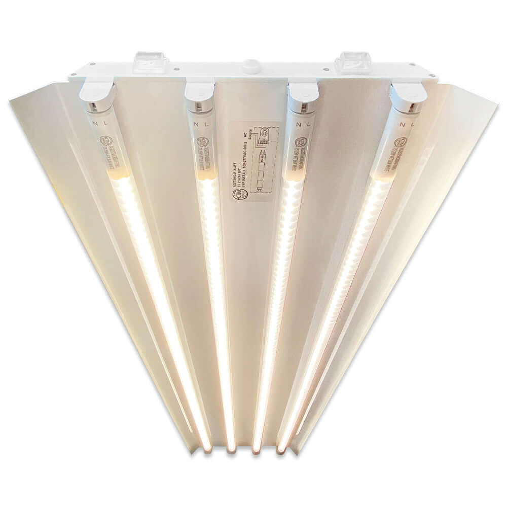 Active Grow T5 HO 2.0 4FT 4 Lamp LED Grow Light Fixture with Sun White Spectrum for full-cycle plant growth.
