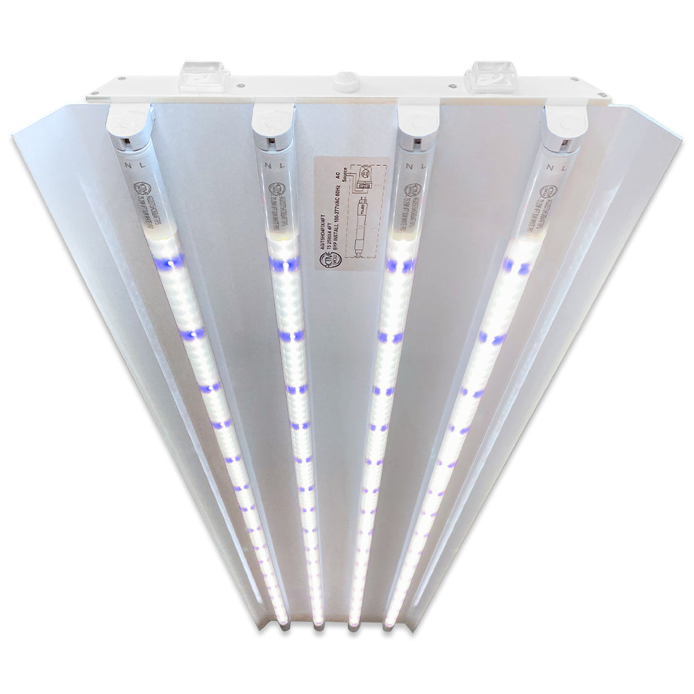 Active Grow T5 HO 2.0 4FT 4 Lamp LED Mushroom Grow Light (216W Eqv.) - Blue Sun Spectrum