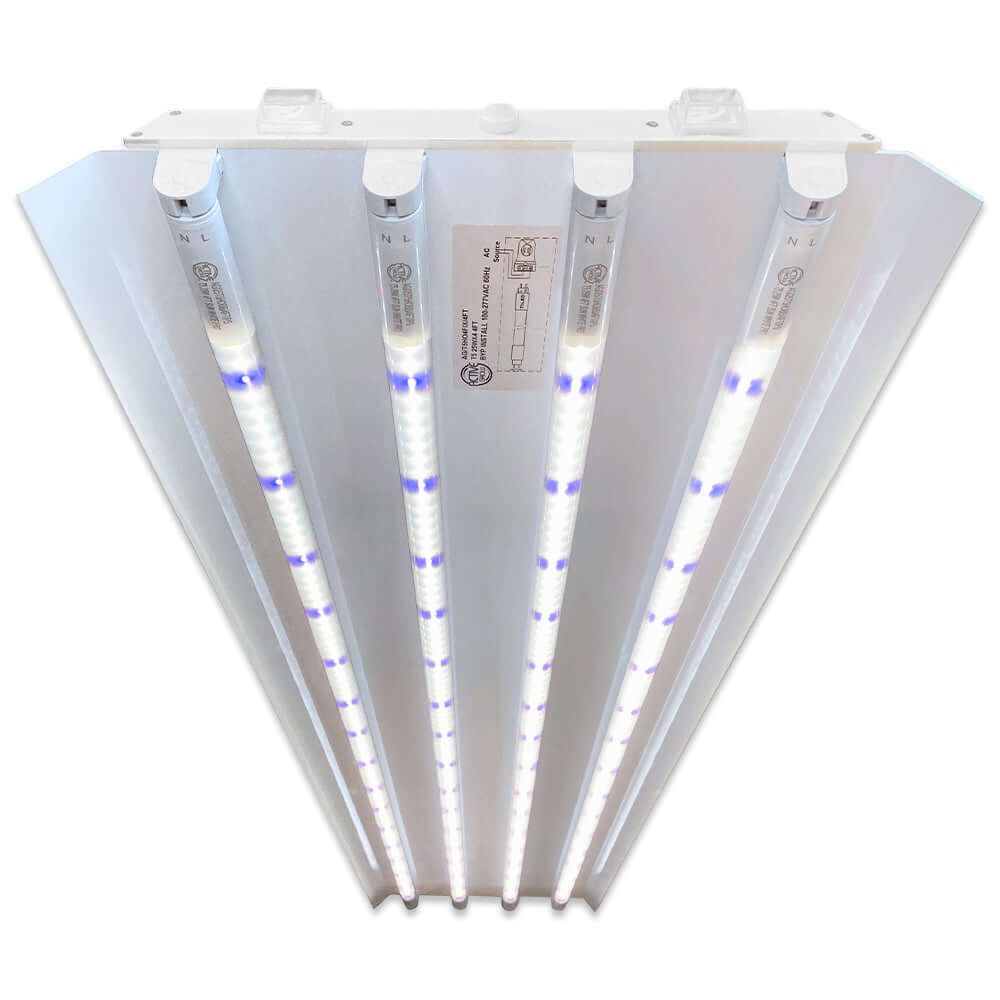 Active Grow T5 HO 2.0 4FT 4 Lamp LED Mushroom Grow Light (216W Eqv.) - Blue Sun Spectrum