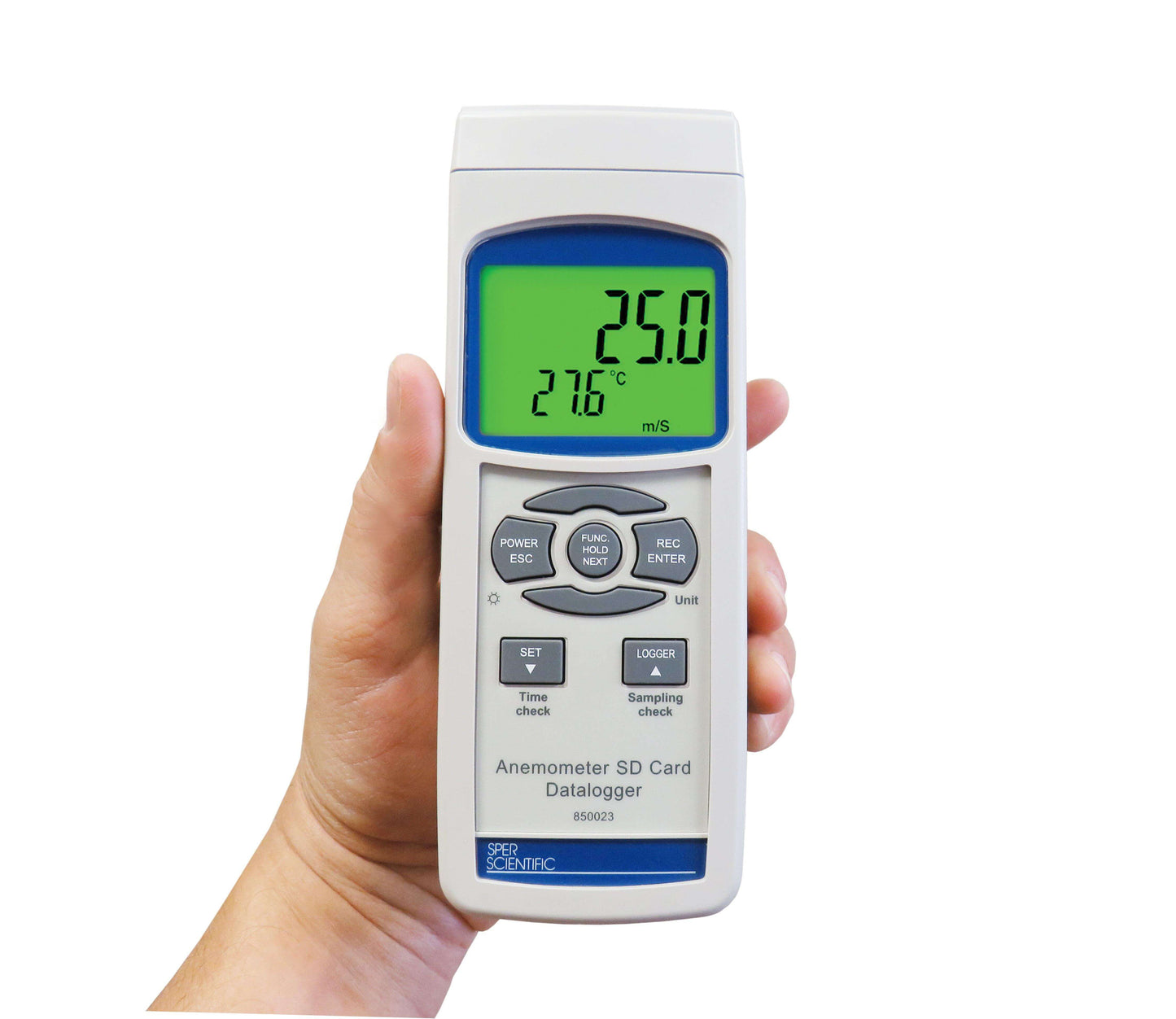 Sper Scientific Direct Anemometer SD Card Logger