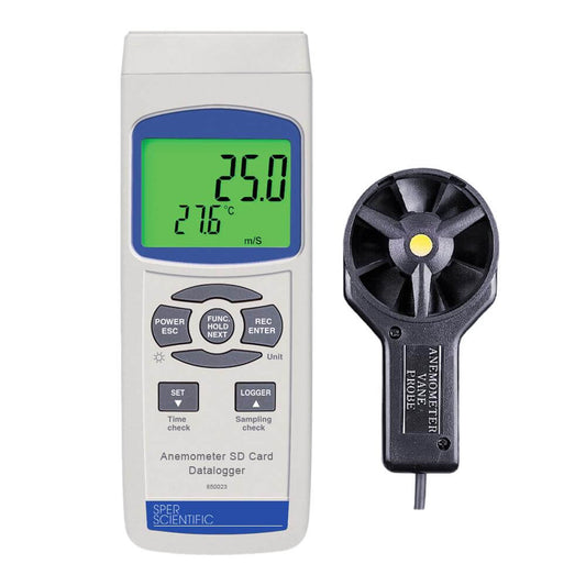 Sper Scientific Direct Anemometer SD Card Logger