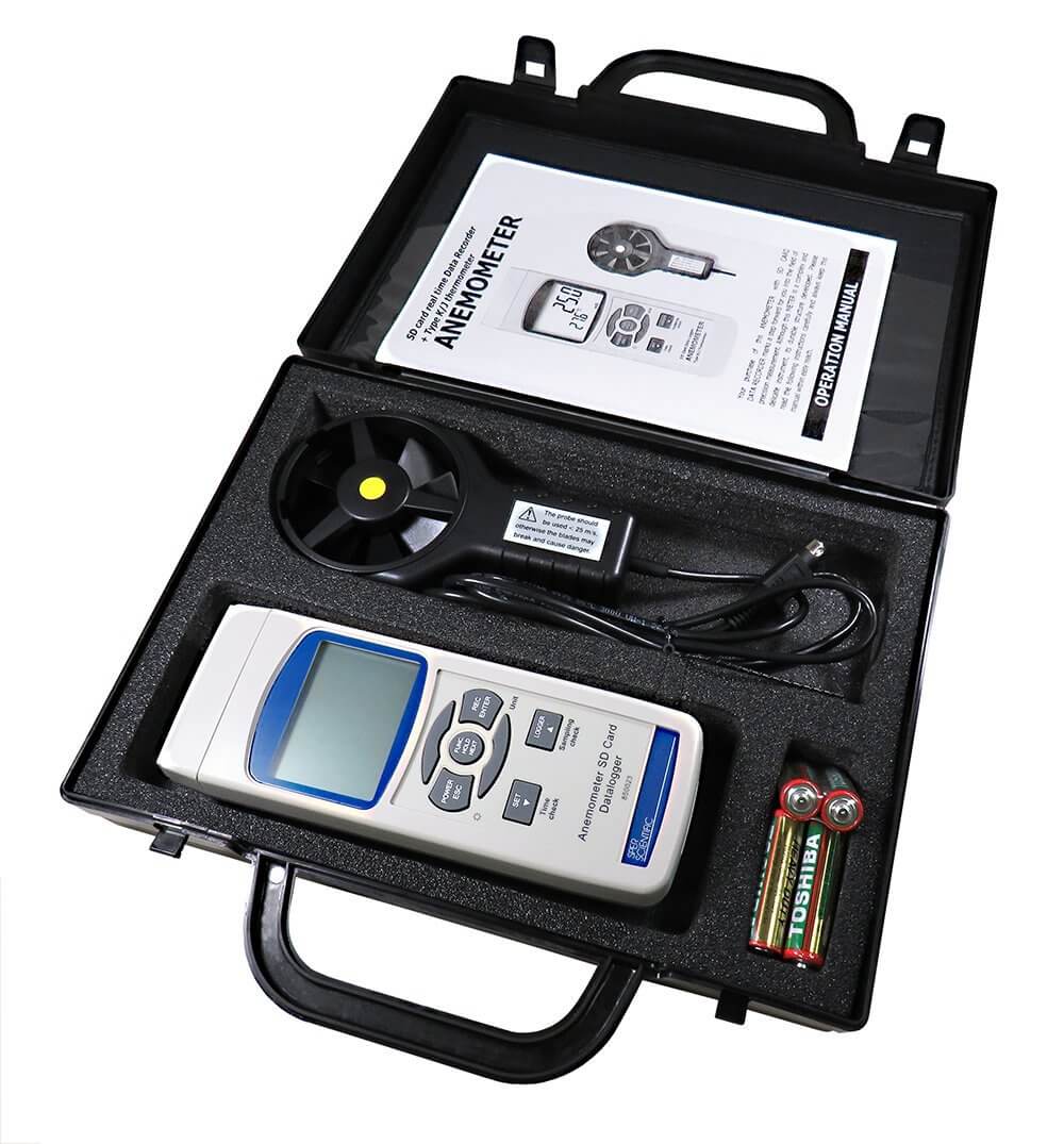 Sper Scientific Direct Anemometer SD Card Logger