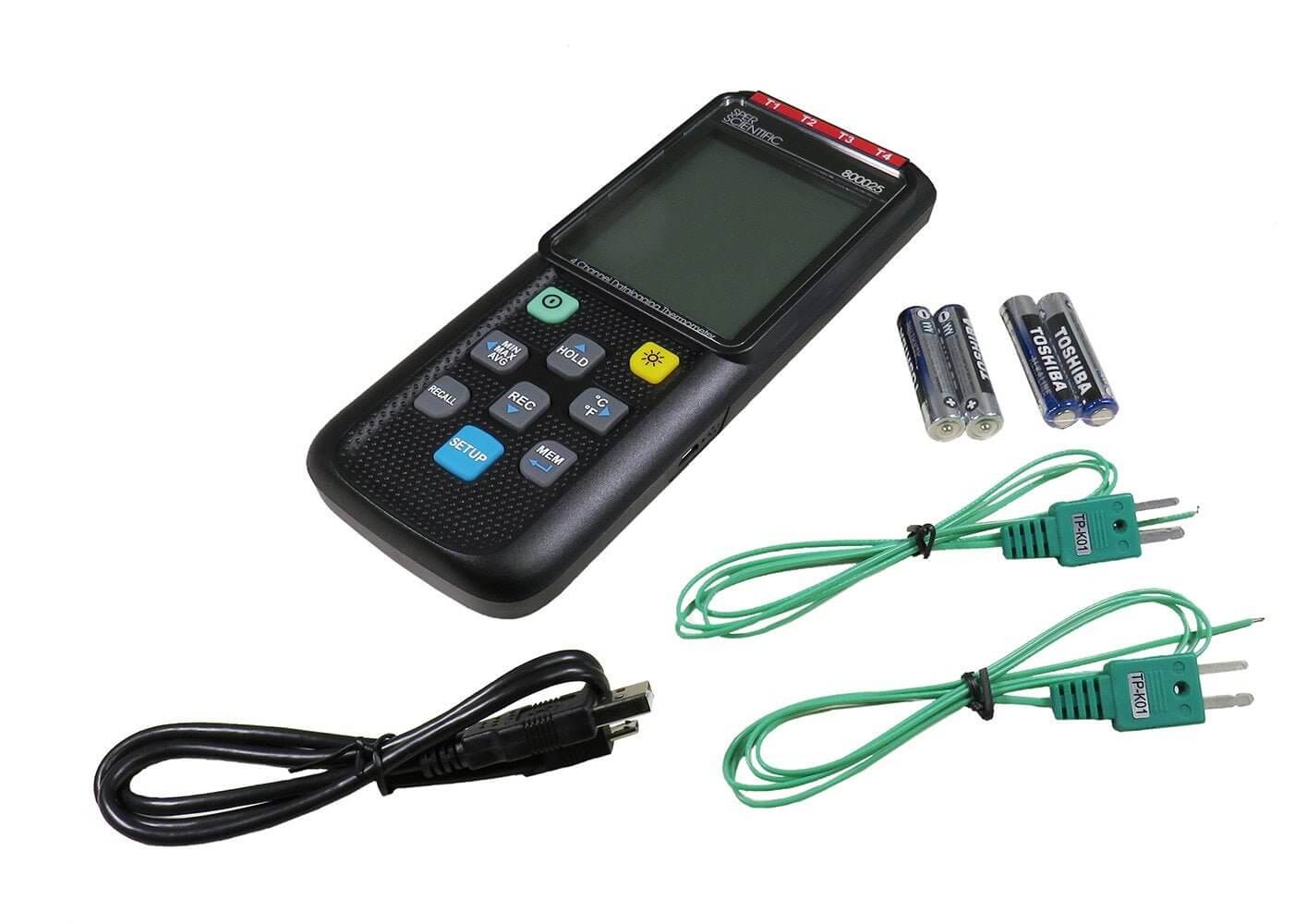 Sper Scientific Direct Bluetooth 4-Channel Datalogging Thermometer
