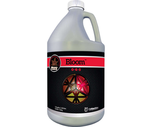 Cutting Edge Solutions Bloom 1 gal, a plant nutrient for enhanced flower production and growth transition.