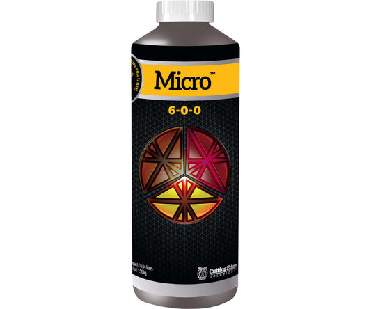 Cutting Edge Solutions Micro fertilizer, 1 qt. bottle, mineral-based, enriched with nitrogen and calcium for optimal plant growth.