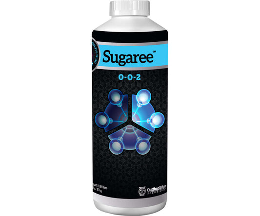 Sugaree 1 qt bottle, an organic carbohydrate and electrolyte source for enhanced plant growth and amino acid production.