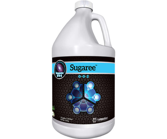 Sugaree organic carbohydrate and electrolyte solution, 1 gallon container, for plant growth and amino acid production.