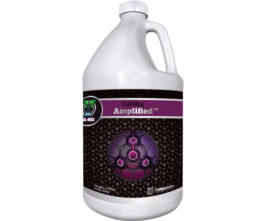 Cutting Edge Solutions Cal-Mag Amplified 1 gal bottle, ideal for enriching soil with calcium and magnesium for optimal plant growth.