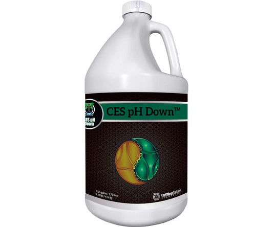 Cutting Edge Solutions CES pH Down liquid, 1 gallon jug for pH adjustment in water and nutrient solutions.