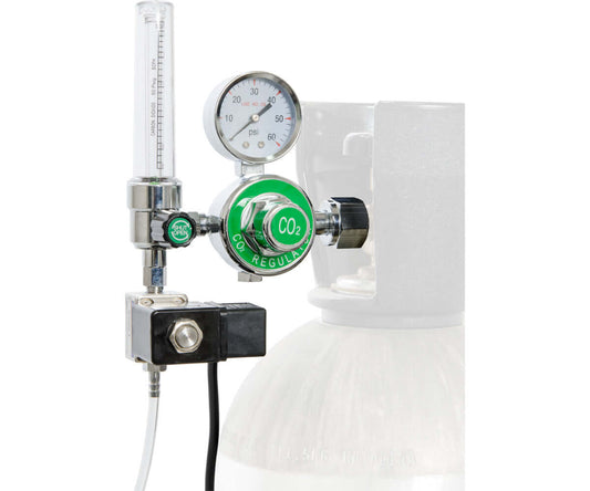 Active Air CO2 system regulator with pressure gauge for optimal growth in hydroponic setups.