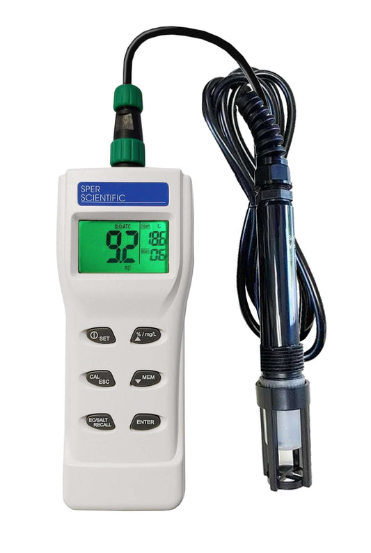 Sper Scientific Direct Combination Water Meter Kit with Dissolved Oxygen Probe
