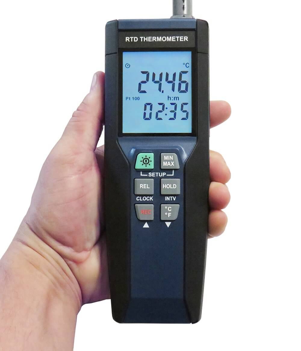 Sper Scientific Direct Datalogging RTD Thermometer - Certified