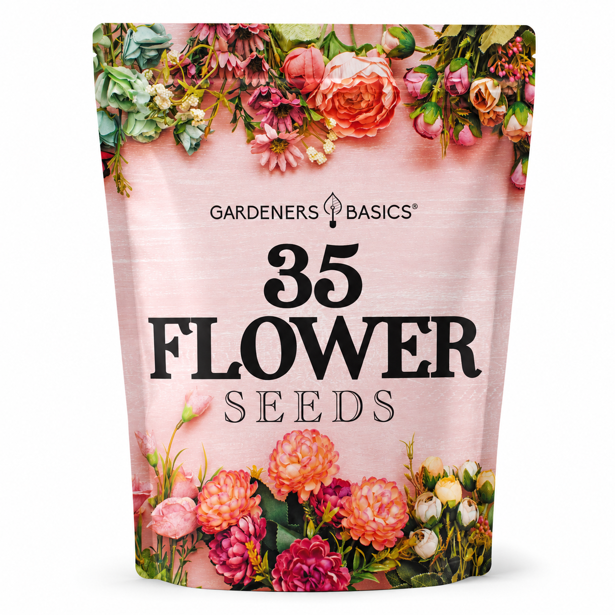 Gardeners Basics Wildflower Perennial & Annual Flower Seed Kit | 35