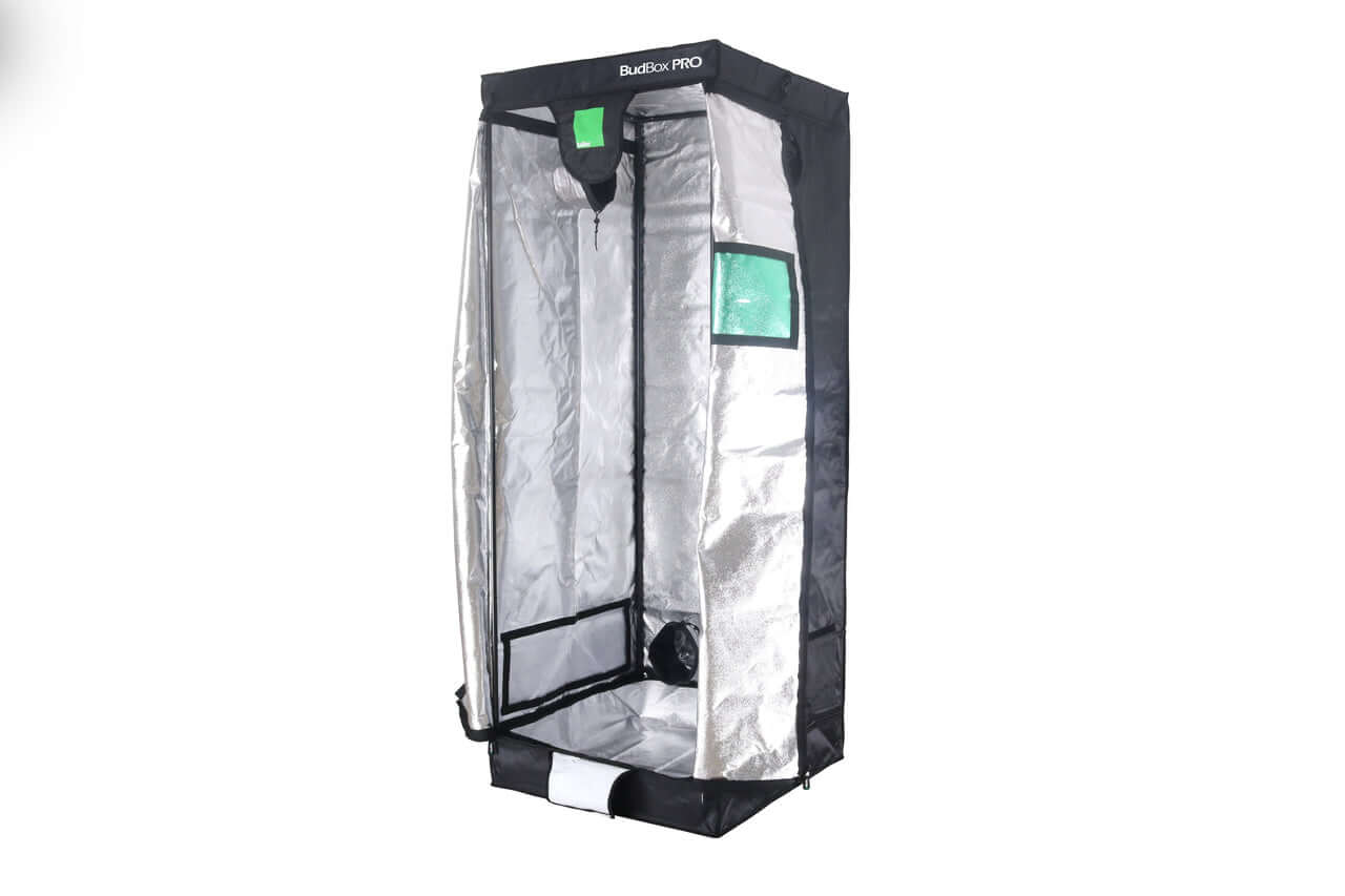 BudBox Pro Medium Plus Silver 75x75x200cm (2'6''x2'6''x6'6'')