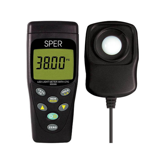 Sper Scientific Direct LED Light Meter with Color Temperature Compensation