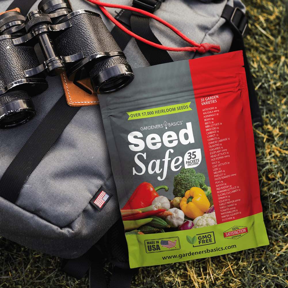 Gardeners Basics Seed Safe Survival Seed Kit - 35 Variety Pack