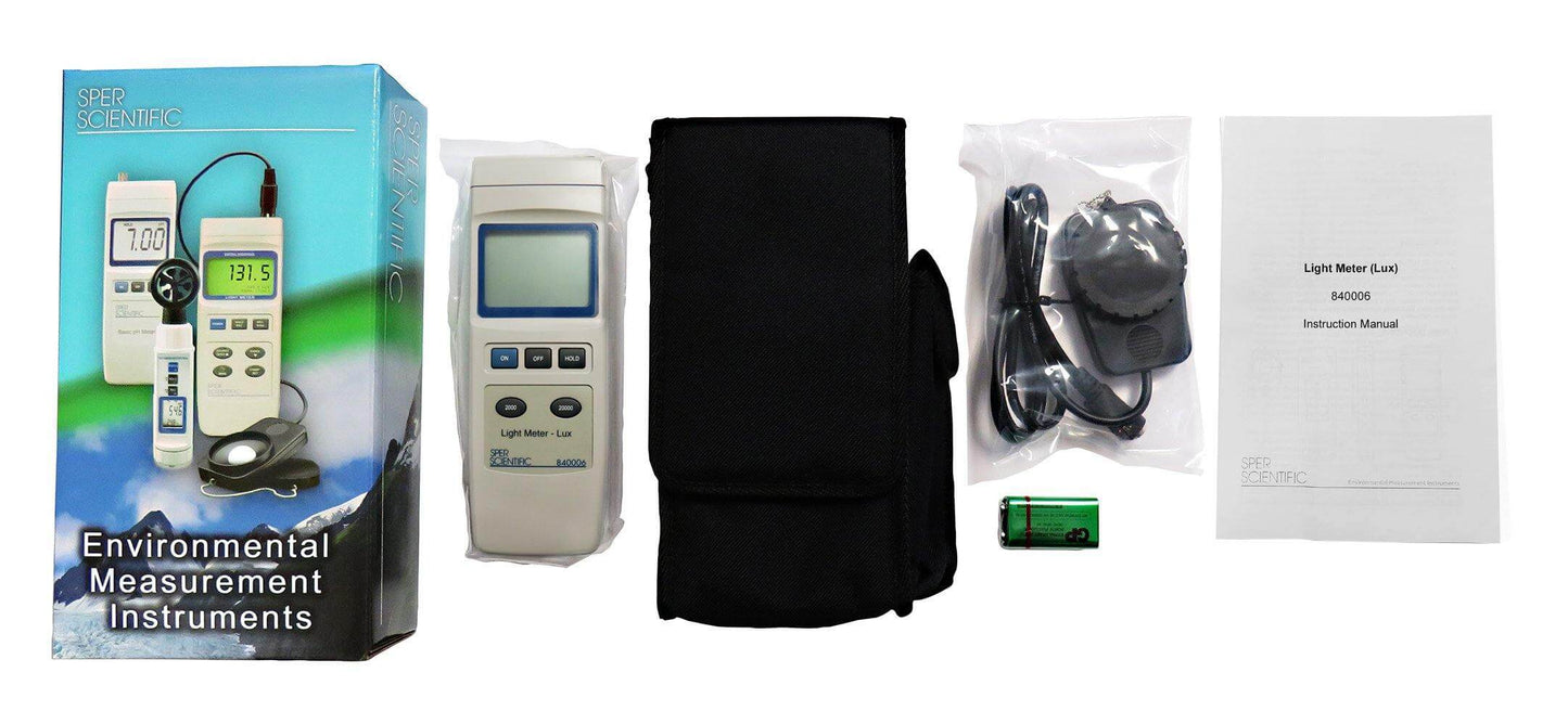 Sper Scientific Direct Light Meter Lux