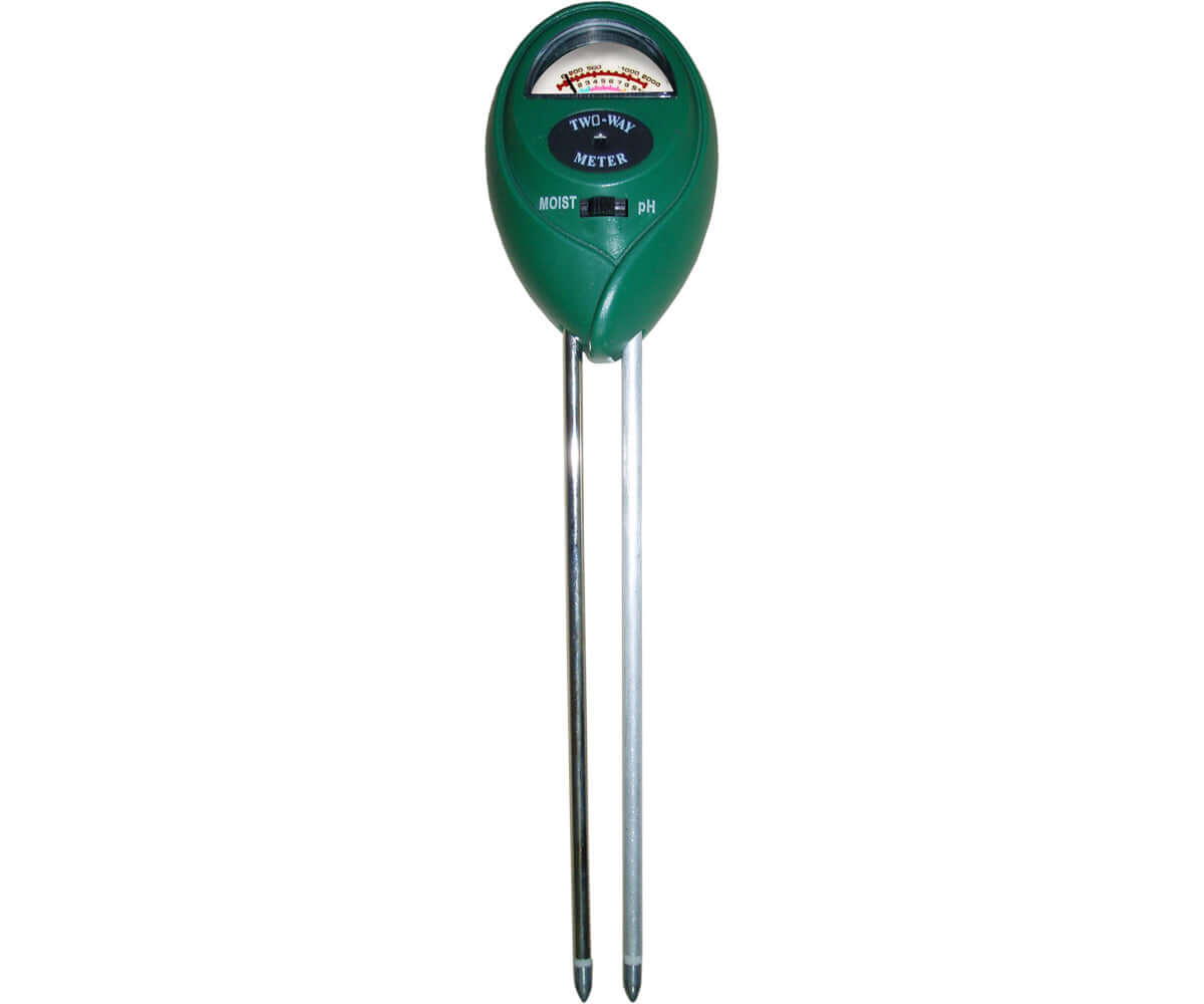 Active Air 2-Way moisture and pH meter for gardeners, featuring dual probes and easy-to-read display.