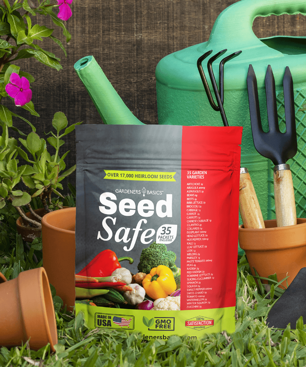 Gardeners Basics Seed Safe Survival Seed Kit - 35 Variety Pack