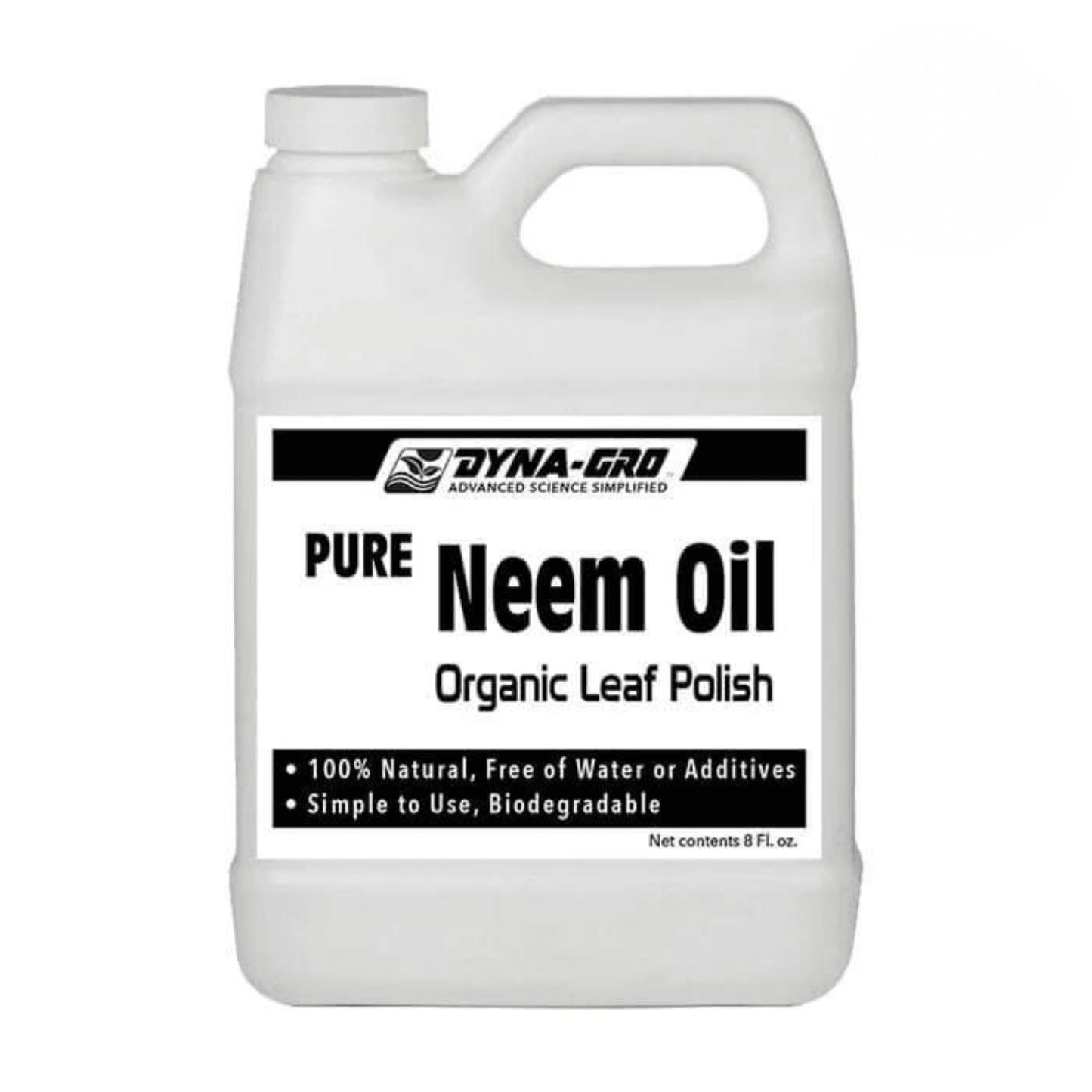 Dyna-Gro Neem Oil Leaf Polish 1 Quart bottle, organic leaf shine, enhances photosynthesis without clogging stomata.