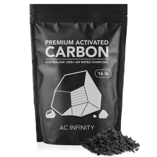 AC Infinity Activated Carbon Refill, 1200+ IAV Australian Charcoal, 16 lb. AC-CAR16 Climate Control