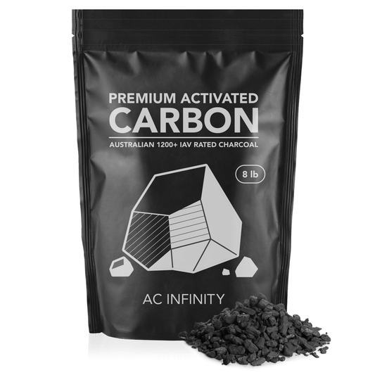 AC Infinity Activated Carbon Refill, 1200+ IAV Australian Charcoal, 8 lb. AC-CAR8 Climate Control