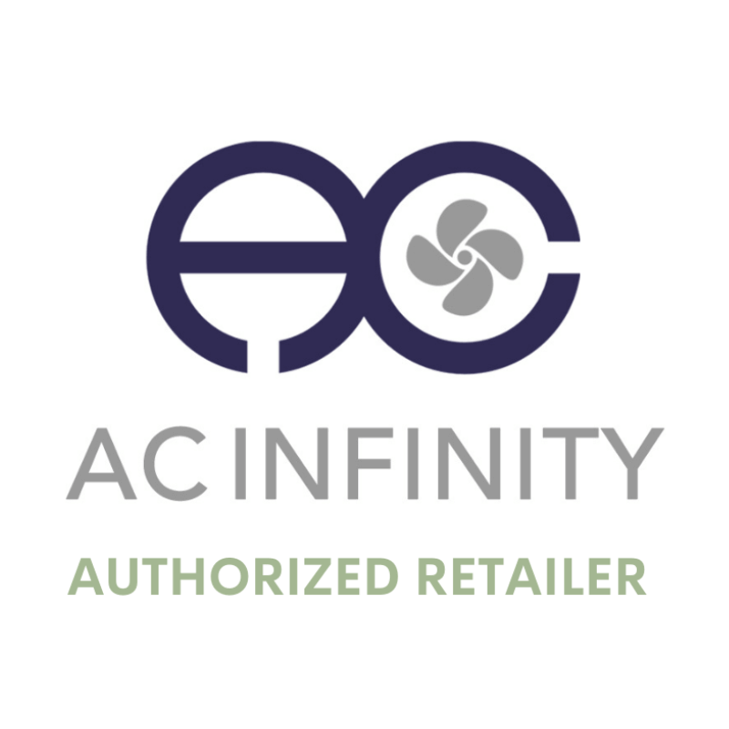 AC Infinity authorized retailer logo featuring fan design.