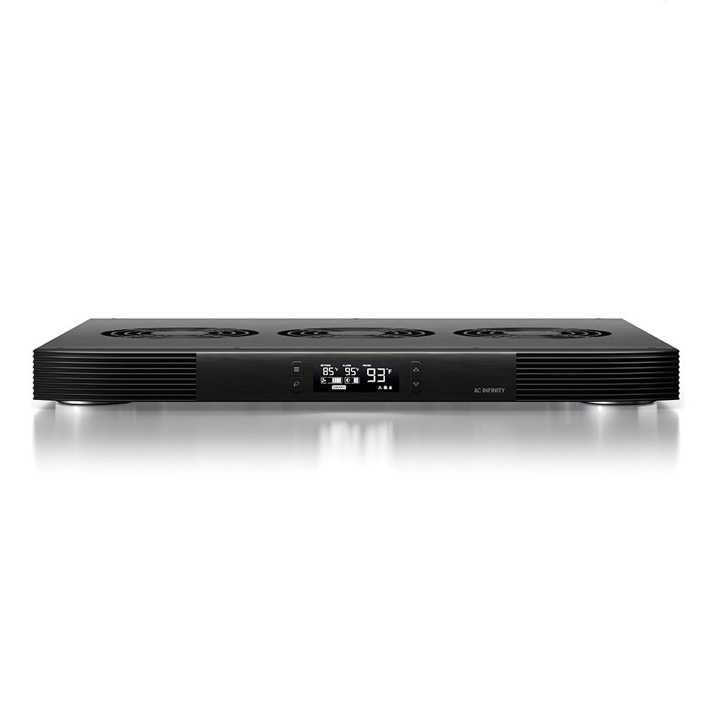 AC Infinity AIRCOM T9, AV Receiver Cooling Fan w/ LCD Temp Controller, 17" Top Exhaust product image 1